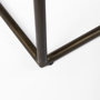 69394 - Clarissa 18.0L x 16.0W x 30.25H Black Woven Leather Seat W/ Gold Frame Bar Stool