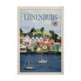 13803 - Lunenburg Go Canada (XL) by Mercana Studio a Hand Embellished Decograph Framed Art Print under Glass