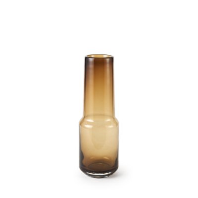 69544 - Amrita 4.1L x 4.1W x 11.9H Golden Brown Glass Vase