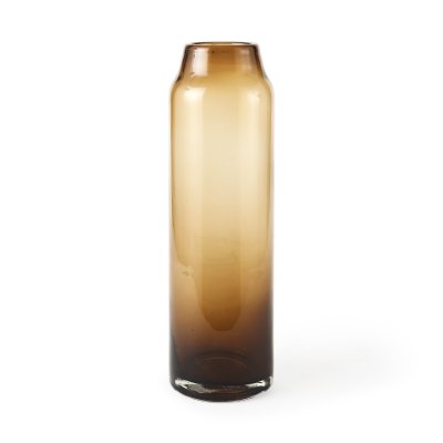 69545 - Amrita 4.8L x 4.8W x 16.0H Golden Brown Glass Vase