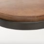 69267 - Tyson 17L x 18W x 28H Brown Leather W/ Metal Frame Counter Stool