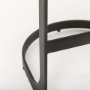 69267 - Tyson 17L x 18W x 28H Brown Leather W/ Metal Frame Counter Stool