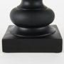 69287 - Murray 13H Black Painted Resin Fox in a Suit Bust