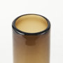 69544 - Amrita 4.1L x 4.1W x 11.9H Golden Brown Glass Vase