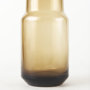 69544 - Amrita 4.1L x 4.1W x 11.9H Golden Brown Glass Vase