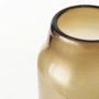 69545 - Amrita 4.8L x 4.8W x 16.0H Golden Brown Glass Vase