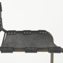 69276 - Berbick 21L x 25W x 38H Black Leather W/ Iron Frame Counter Stool