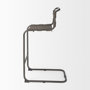 69281 - Berbick 43" Total Height Brown/Gray Suede w/ Iron Frame Bar Stool