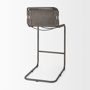 69281 - Berbick 43" Total Height Brown/Gray Suede w/ Iron Frame Bar Stool