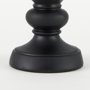 69288 - Mozart 22.5H Black Painted Resin Deer In A Suit Bust