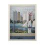 13547 - Massachusetts Go USA (L) by Mercana Studio a Hand Embellished Decograph Framed Art Print