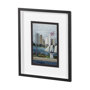 13546 - Massachusetts Go USA (M) by Mercana Studio a Framed Art Print Matted under Glass