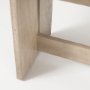 69195 - Aida 18H Light Gray Wood Dining Bench 