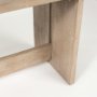 69195 - Aida 18H Light Gray Wood Dining Bench 