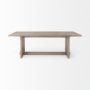 69199 - Aida 84L Light Gray Wood Dining Table