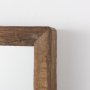 69152 - Gervaise 12L x 2W x7H Small Brown Wood Frame Rectangular Wall Mirror