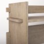 69197 - Aida Light Gray Wood Console Table 