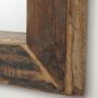 69156 - Gerome 28 x 48 Brown Wood Frame Rectangular Wall Mirror