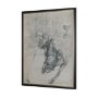 13618 - Polo Player II by Mercana Studio a Hand Embellished Textured Framed Art Print Matted under Glass