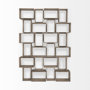 69229 - Simul (Set of 2) Light Brown Wood Modular Shelving Unit