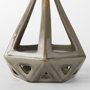 69478 - Hood 7.7L x 7.7W x 9.4H Bronze Geometric Ceramic Object