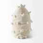 68883 - Erica 20x20 Cream With White Detail Pillow Cover
