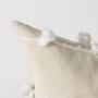 68883 - Erica 20x20 Cream With White Detail Pillow Cover