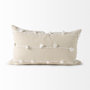 68884 - Erica 13x21 Cream With White Detail Pillow Cover