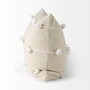 68884 - Erica 13x21 Cream With White Detail Pillow Cover