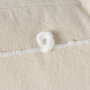 68884 - Erica 13x21 Cream With White Detail Pillow Cover