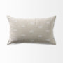 68892 - Lacey 13x21 Beige/White Decorative Pillow Cover 
