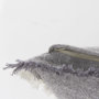 69416 - Thais 13x21 Gray Fabric Fringed Decorative Pillow Cover