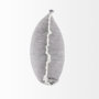 69417 - Thais 20x20 Blue and Cream Fringed Pillow Cover