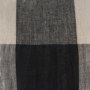 69421 - Raquel 18L x 18W Beige and Black Fabric Plaid Decorative Pillow Cover