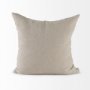 69429 - Ivivva 20x20 Beige Fabric Textured Pillow Cover 