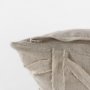 69429 - Ivivva 20x20 Beige Fabric Textured Pillow Cover 