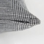 69430 - Ramone 14x26 White and Black Fabric Pillow Cover 