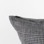 69431 - Ramone 20x20 Black and White Fabric Pillow Cover