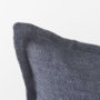 69440 - Aubrielle 14x26 Gray and Blue Fabric Color Blocked Pillow Cover