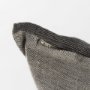 69442 - Zadie 14x26 Light Gray and Dark Gray Fabric Color Blocked Pillow Cover 
