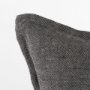 69443 - Zadie 20x20 Light Gray and Dark Gray Fabric Color Blocked Pillow Cover