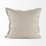 69445 - Mae 20L x 20W Beige Fabric Pillow Cover