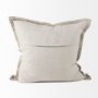 69445 - Mae 20L x 20W Beige Fabric Pillow Cover