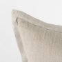 69445 - Mae 20L x 20W Beige Fabric Pillow Cover