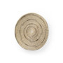 69602 - Avel  18.0L x 18.0W x 3.0H  Light Brown Seagrass W/Dark Brown String Round Wall Hanging Plate