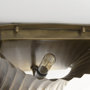 68777 - Letitia 10.5L x 5.5W x 11.0H Gold Hammered Metal Fan Wall Sconce