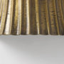 68777 - Letitia 10.5L x 5.5W x 11.0H Gold Hammered Metal Fan Wall Sconce