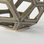 69480 - Geom 7.1L x 7.1W x 7.1H Tan Ceramic Geometric Object