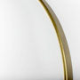 69535 - Sadie 36.0L x 2.0W x 76.0H Antique Gold Metal Rounded Arch Floor Mirror