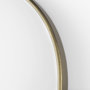 69537 - Sadie 28.0L x 2.0W x 78.0H Antique Gold Rounded Arch Floor Mirror